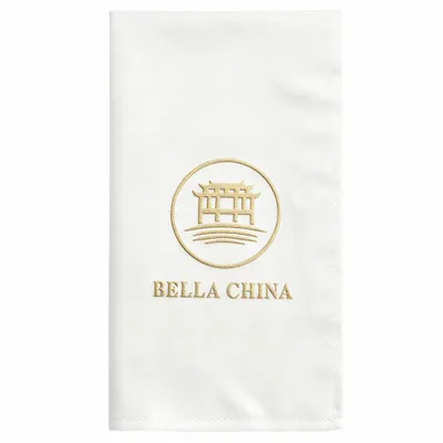 Embossed Cloth Napkin - Custom Flying Discs