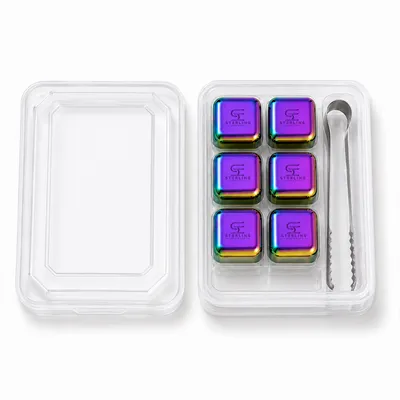 6-Pack Box Set with Tongs - Custom Flying Discs