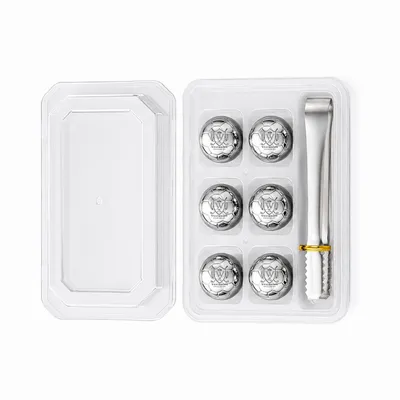 6-Pack Box Set with Tongs - Custom Flying Discs