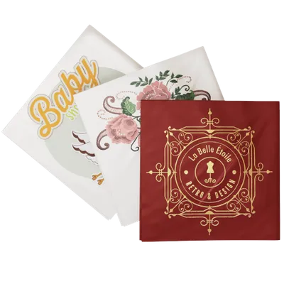 Custom Cloth Gala Napkin - Custom Flying Discs