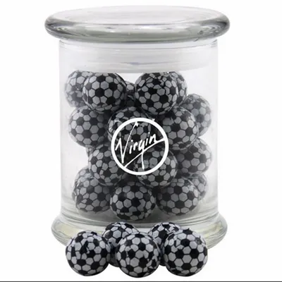 Jar with Chocolate Soccer Balls - SG700 - Custom Flying Discs