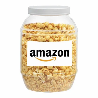 Large Plastic Jar - Caramel Popcorn - Custom Flying Discs