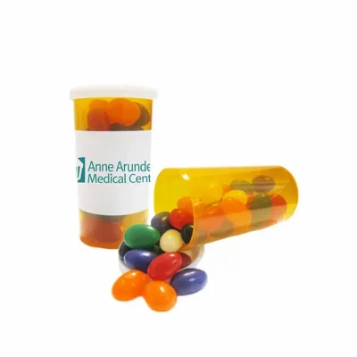 Large Promo Pill Bottles-Jelly Beans - Custom Flying Discs