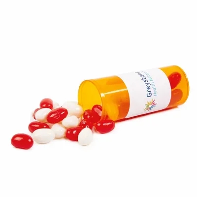Small Promo Pill Bottles-Jelly Belly® - Custom Flying Discs