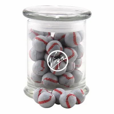 Jar with Chocolate Baseballs - SG700 - Custom Flying Discs