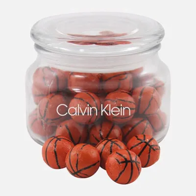 Jar with Chocolate Basketballs - SG200 - Custom Flying Discs