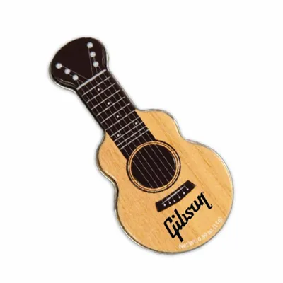 Original Acoustic Guitar Shaped Mint Tin - Custom Flying Discs