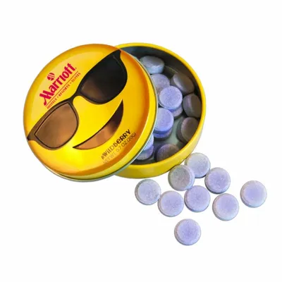 Sunglasses Emojy Tin with Wildberry Mints - Custom Flying Discs