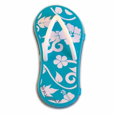 Hibiscus Blue Flip Flop Mint Tin - Custom Flying Discs