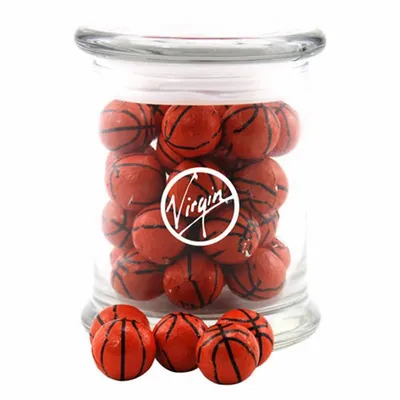 Jar with Chocolate Basketballs - SG700 - Custom Flying Discs