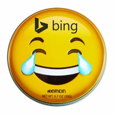 Laughing Emojy Tin with Lemon Mints - Custom Flying Discs