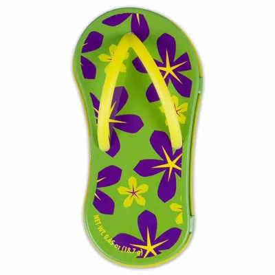Floral Green Flip Flop Mint Tin - Custom Flying Discs