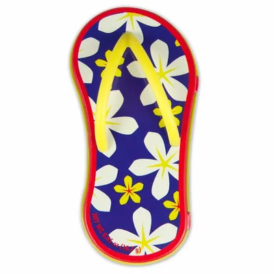 Floral Blue Flip Flop Mint Tin - Custom Flying Discs