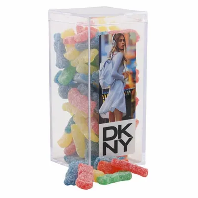 Acrylic Box with Sour Patch Kids - Medium - Custom Flying Discs