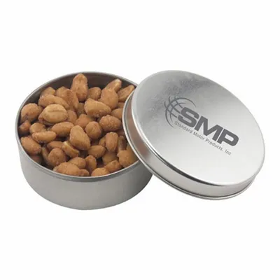 Round Tin with Honey Roasted Peanuts - SBF3000 - Custom Flying Discs