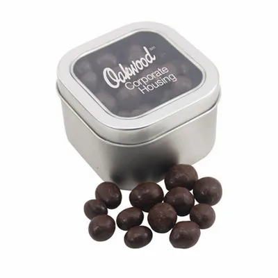Window Tin with Choc Espresso Beans - Custom Flying Discs