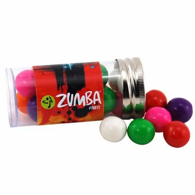 Tube with Gumballs - TRB610 - Custom Flying Discs