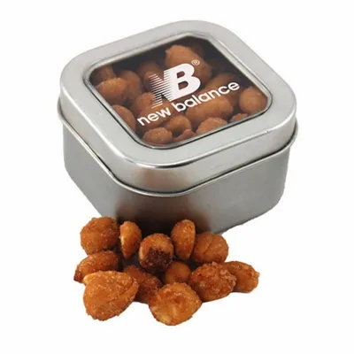 Window Tin with Honey Roasted Peanuts - SBF2500 - Custom Flying Discs