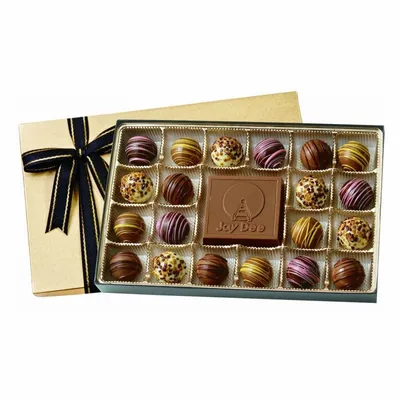 Truffle Gift Box with 20 Chocolate Truffles - Custom Flying Discs