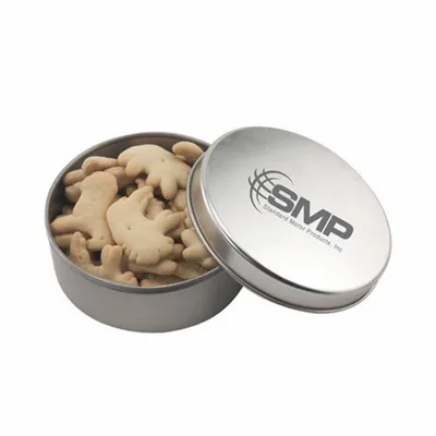 Round Tin with Animal Crackers - SBF3000 - Custom Flying Discs