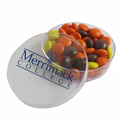 Small Round Acrylic with Reese's Pieces - Custom Flying Discs