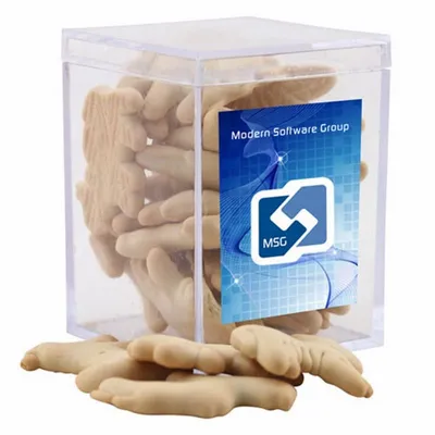 Acrylic Box with Animal Crackers - Small - Custom Flying Discs