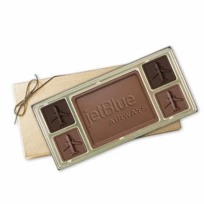 Custom Chocolate Squares Gift Box (6 1/2oz.) - Custom Flying Discs