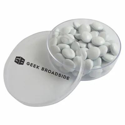 Small Round Acrylic with Chocolate Buttons - Custom Flying Discs