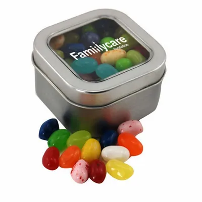 Window Tin with Jelly Bellies - SBF2500 - Custom Flying Discs