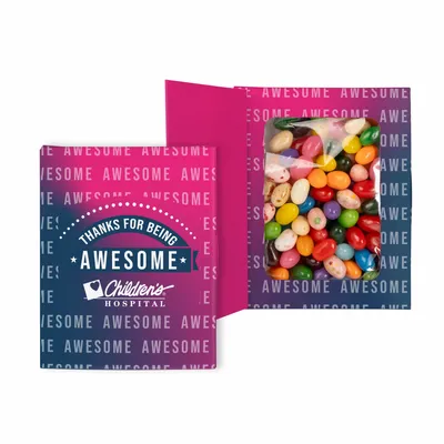 Book Window Box - Gourmet Jelly Beans - Custom Flying Discs