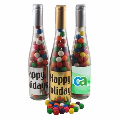 Champagne Bottle with Gumballs 11" - Custom Flying Discs