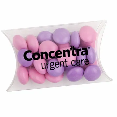 Small Pillow Acetate Box with Chocolate Buttons - Custom Flying Discs