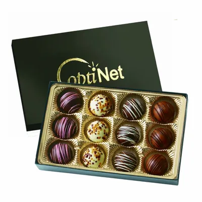 Truffle Gift Box with 12 Truffles - Custom Flying Discs