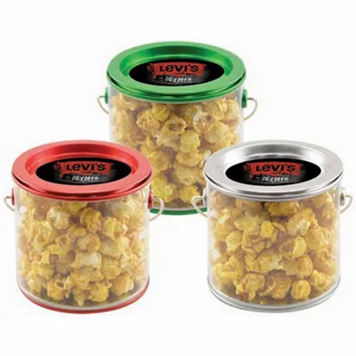 Tin Pail with Caramel Popcorn - Custom Flying Discs