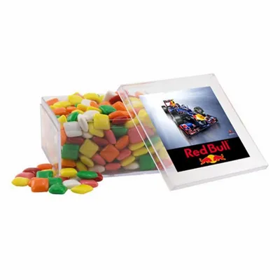 Acrylic Box with Mini Chicklets - Large - Custom Flying Discs