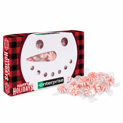 Snowman Die Cut Box with Starlight Mints - Custom Flying Discs