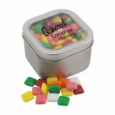 Window Tin with Mini Chicklets - SBF2700 - Custom Flying Discs