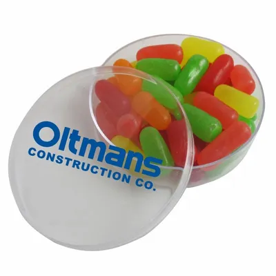 Small Round Acrylic with Mike & Ike's - Custom Flying Discs