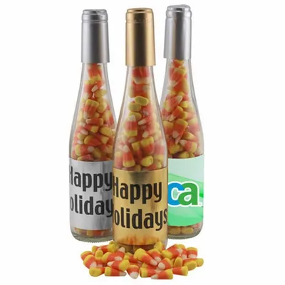 Champagne Bottle w/ Candy Corn 11" - Custom Flying Discs