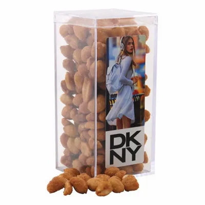 Acrylic Box with Honey Roasted Peanuts - Medium - Custom Flying Discs