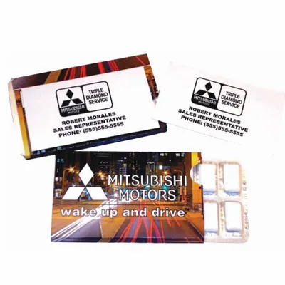 Business Card Gum Pack - Custom Flying Discs