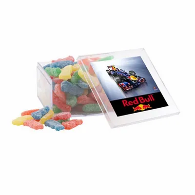 Acrylic Box with Sour Patch Kids - Large - Custom Flying Discs