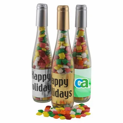 Champagne Bottle w/ Mini Chicklets 11" - Custom Flying Discs