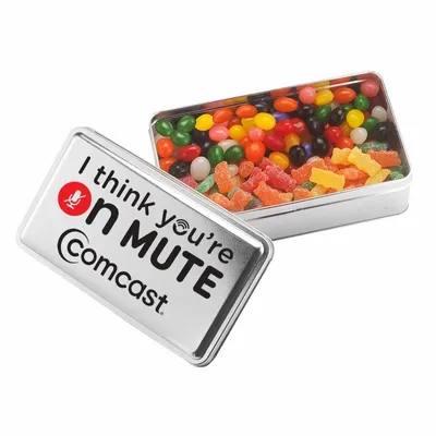 2-Share Tin - Sour Kids/Assorted Jelly Beans - Custom Flying Discs