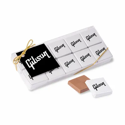 Twenty Piece Chocolate Foiled Square Box - Custom Flying Discs