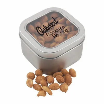 Window Tin with Honey Roasted Peanuts - SBF2700 - Custom Flying Discs