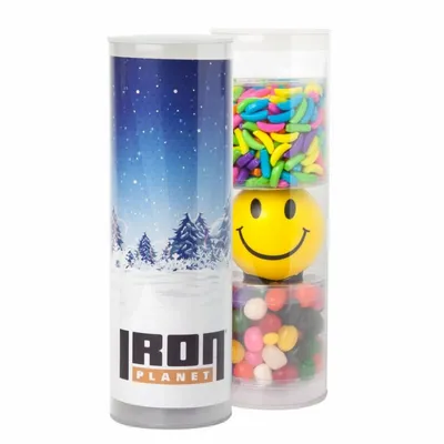 3 Piece Stress Relief Candy Tube - Custom Flying Discs