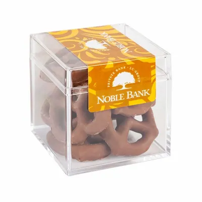 Sweet Boxes with Milk Chocolate Pretzels - Custom Flying Discs