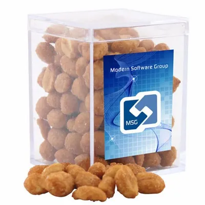 Acrylic Box with Honey Roasted Peanuts - Small - Custom Flying Discs