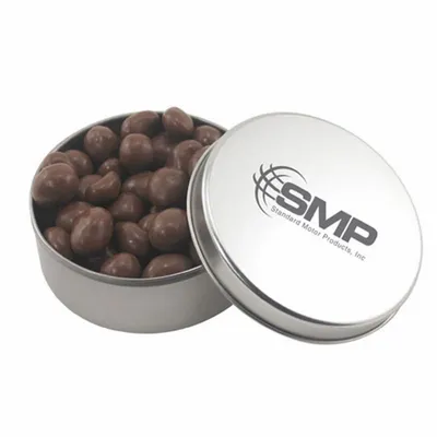 Round Tin with Chocolate Peanuts - SBF3000 - Custom Flying Discs